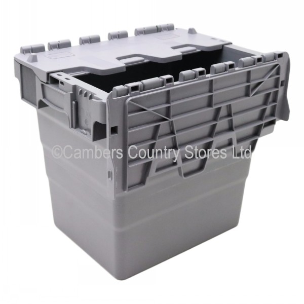 Attached Lid Storage Box 40cm Cambers Country Store